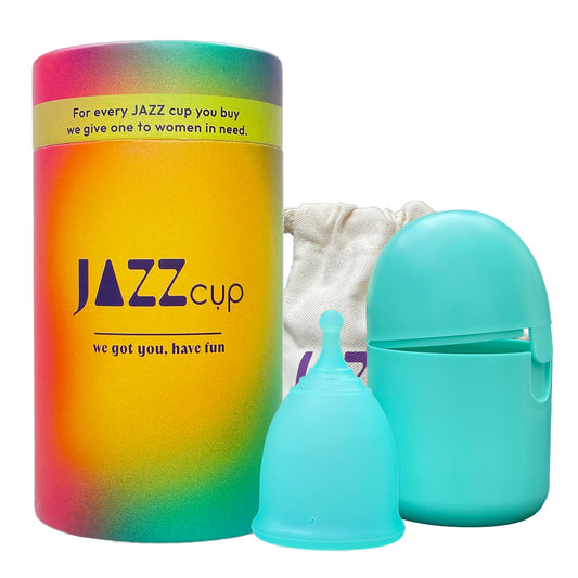JAZZ cup - Copa menstrual con contenedor esterilizador y para viajar